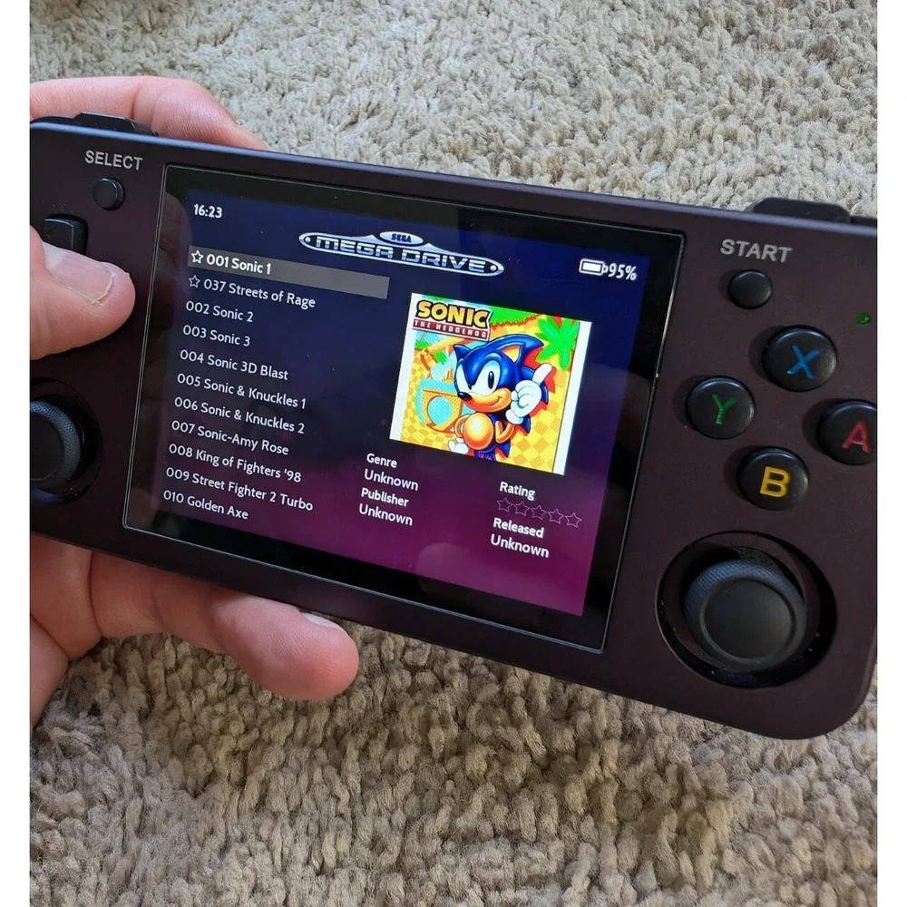 Anbernic RG353M‎ Handheld Retro Gaming Console w/ Game Libraries 3.5 IPS Screen